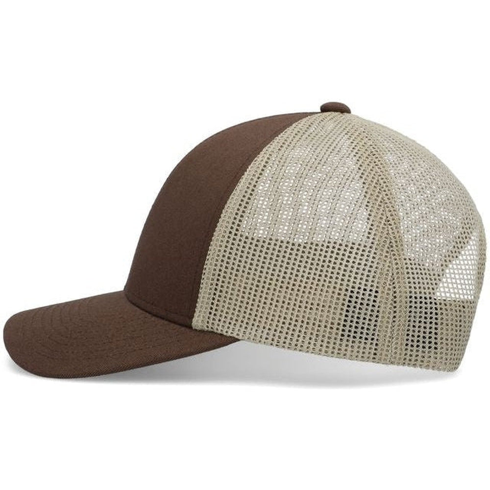 no-logo Pacific Headwear Low-Pro Trucker Cap-Caps-Pacific Headwear-Thread Logic 