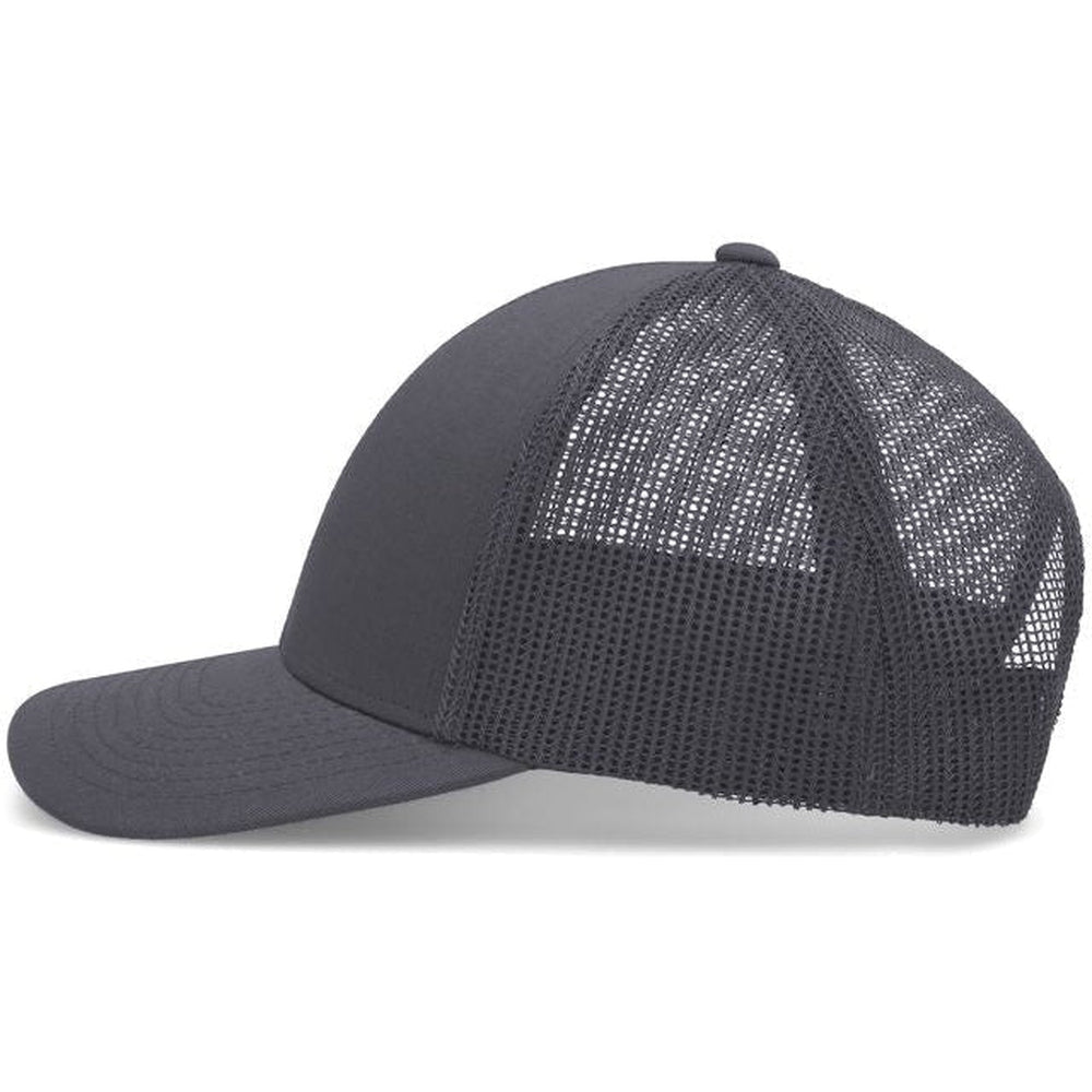 no-logo Pacific Headwear Low-Pro Trucker Cap-Caps-Pacific Headwear-Thread Logic 