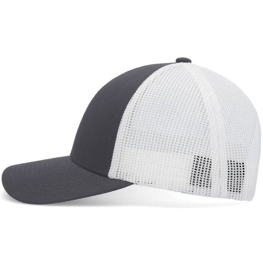 no-logo Pacific Headwear Low-Pro Trucker Cap-Caps-Pacific Headwear-Thread Logic 