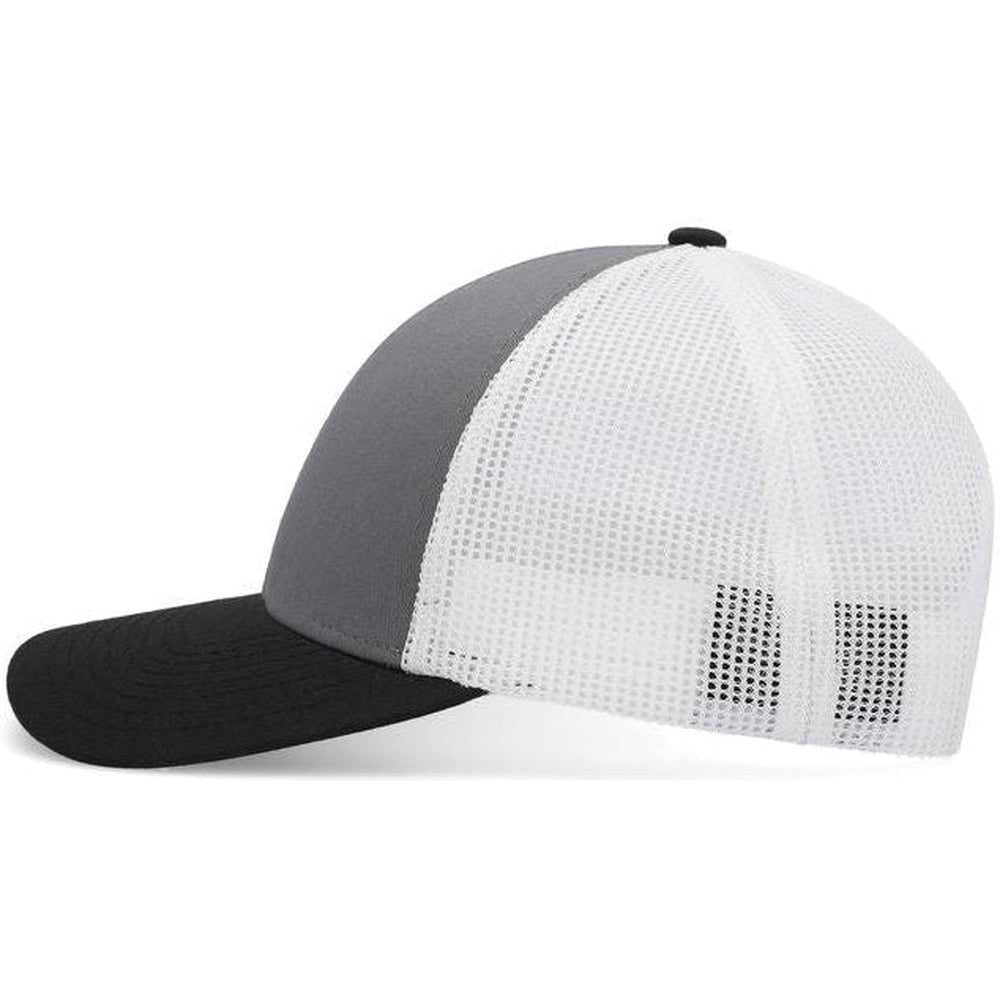 no-logo Pacific Headwear Low-Pro Trucker Cap-Caps-Pacific Headwear-Thread Logic 