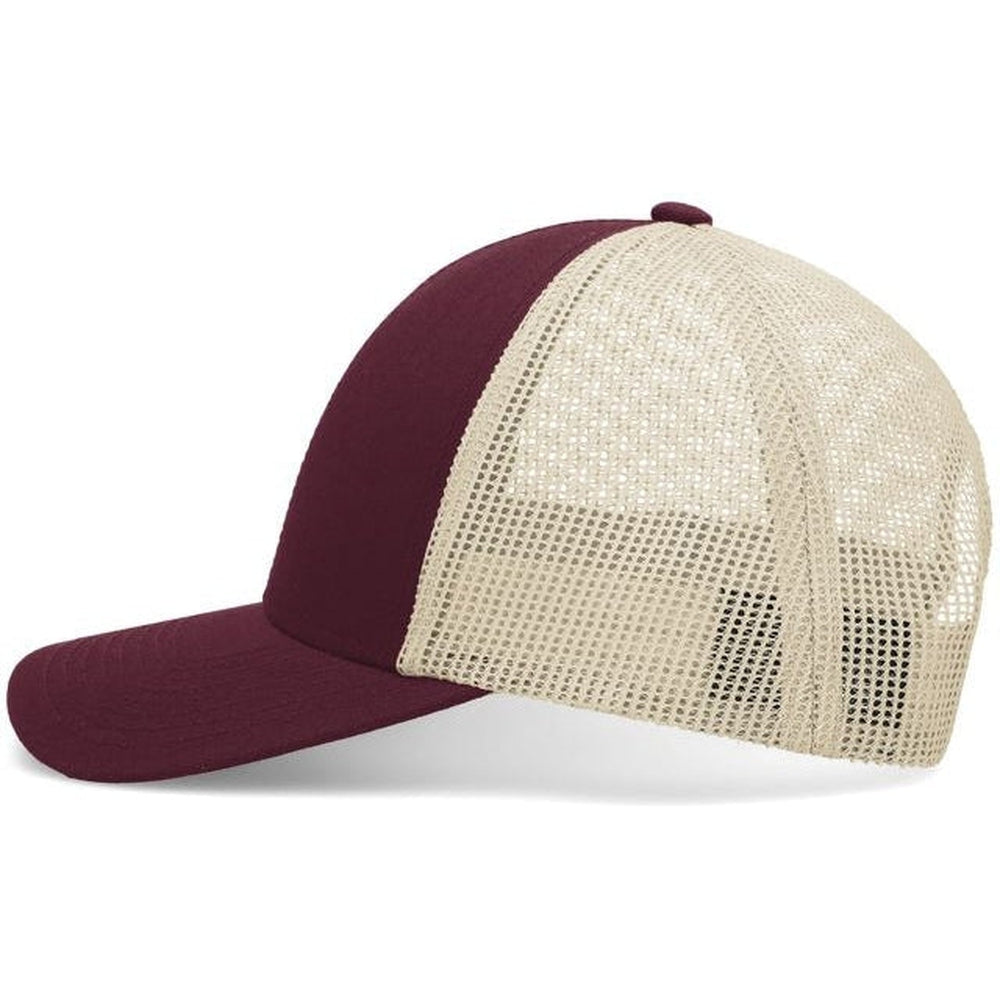 no-logo Pacific Headwear Low-Pro Trucker Cap-Caps-Pacific Headwear-Thread Logic 
