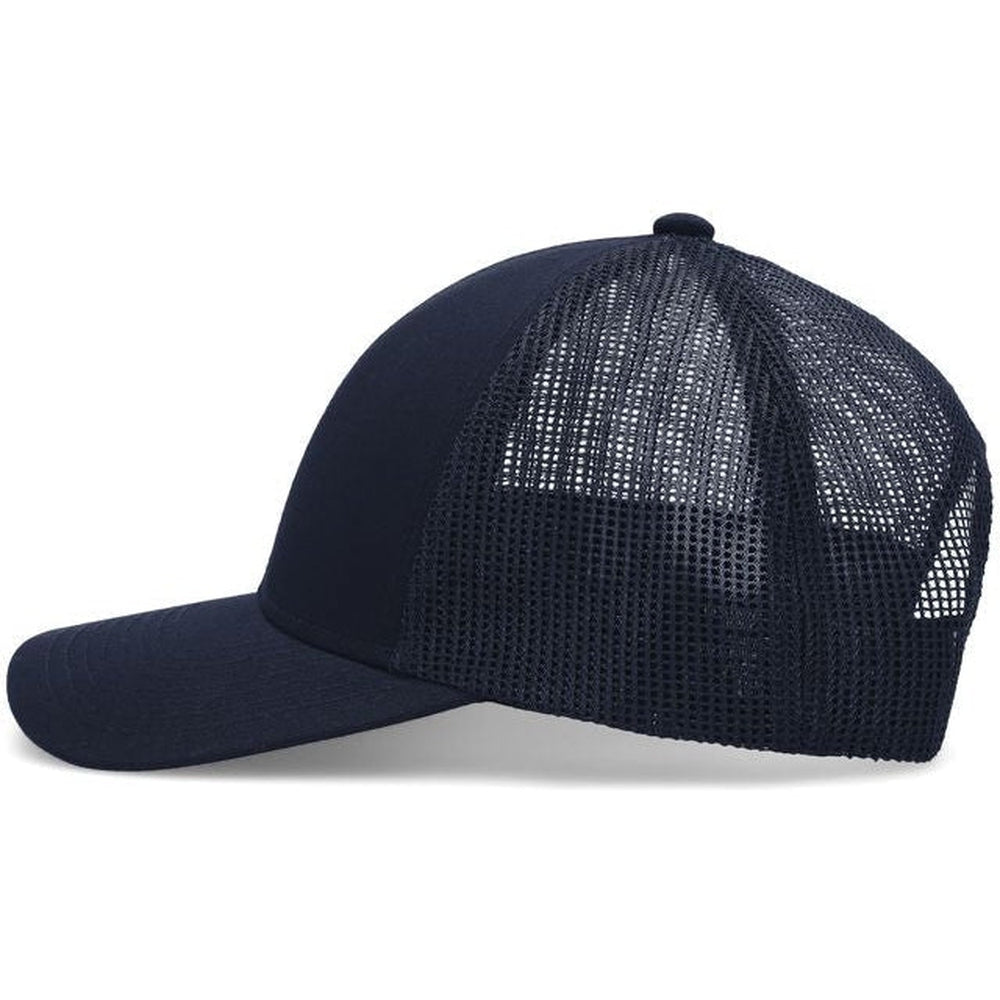 no-logo Pacific Headwear Low-Pro Trucker Cap-Caps-Pacific Headwear-Thread Logic 