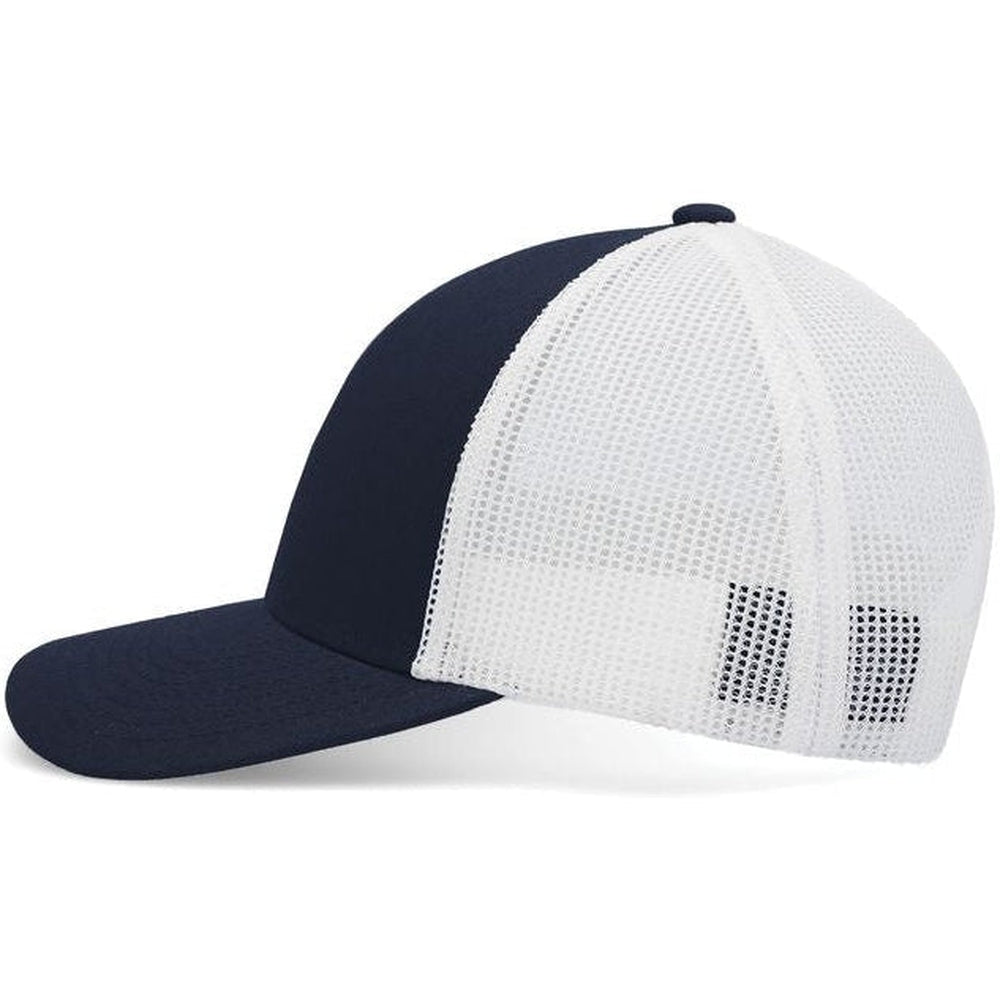 no-logo Pacific Headwear Low-Pro Trucker Cap-Caps-Pacific Headwear-Thread Logic 