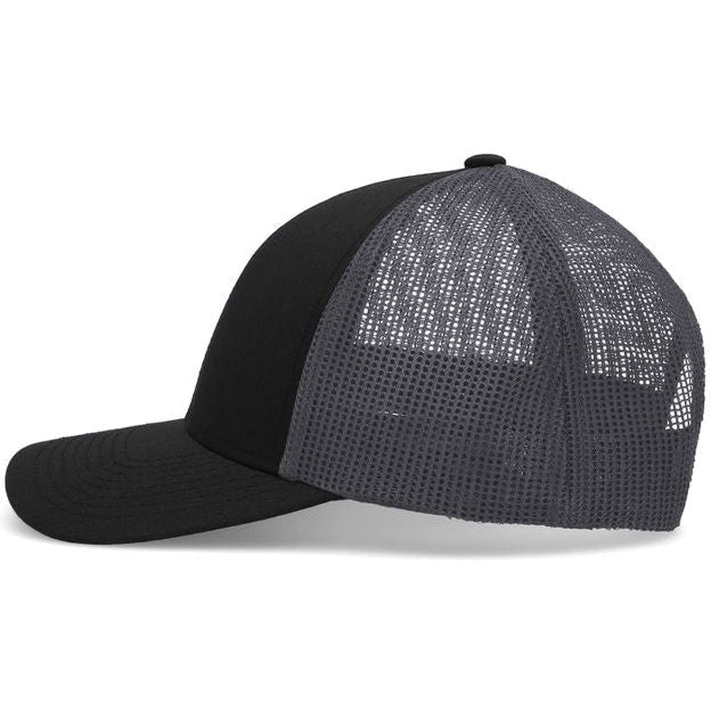no-logo Pacific Headwear Low-Pro Trucker Cap-Caps-Pacific Headwear-Thread Logic 