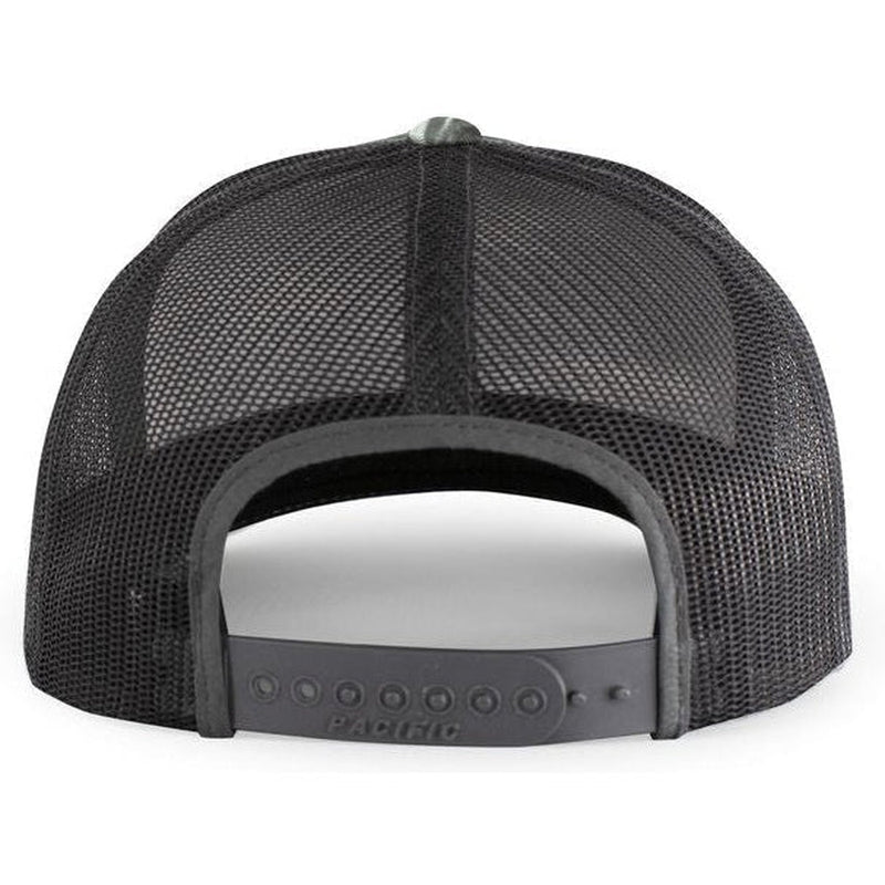 no-logo Pacific Headwear Mossy Oak Trucker Snapback-Caps-Pacific Headwear-Thread Logic 