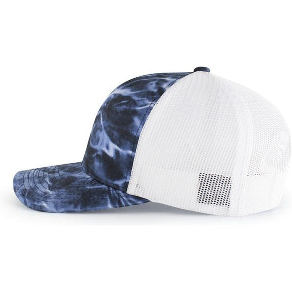 no-logo Pacific Headwear Mossy Oak Trucker Snapback-Caps-Pacific Headwear-Thread Logic 