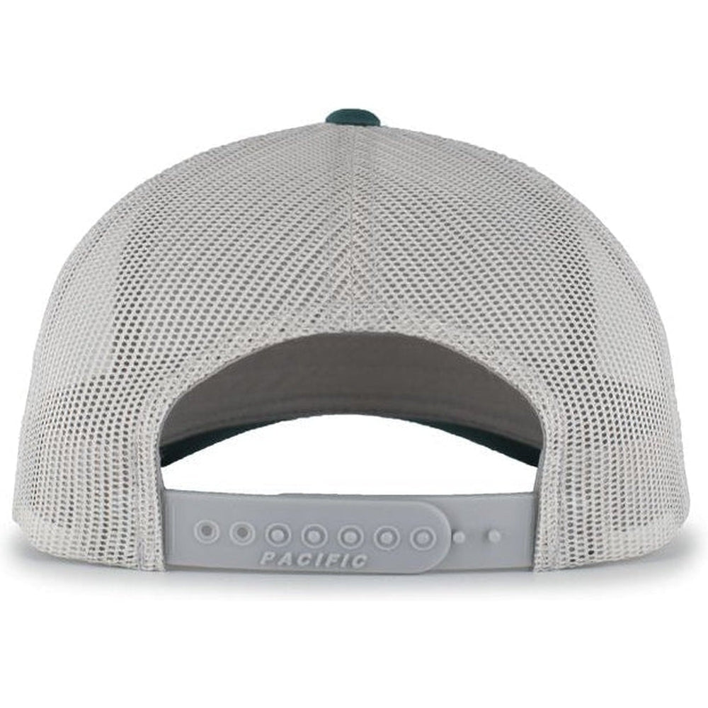 no-logo Pacific Headwear Perforated 5-Panel Trucker Snapback Cap-Caps-Pacific Headwear-Thread Logic 