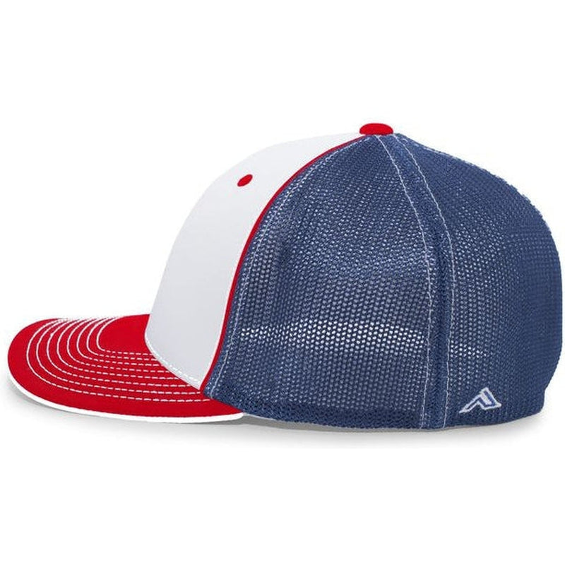 no-logo Pacific Headwear Trucker Flexfit Cap-Caps-Pacific Headwear-Thread Logic 