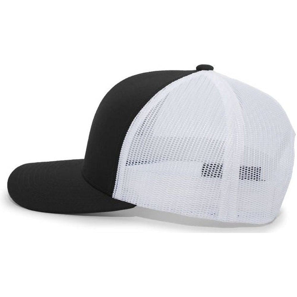 no-logo Pacific Headwear Trucker Snapback Cap-Caps-Pacific Headwear-Thread Logic 