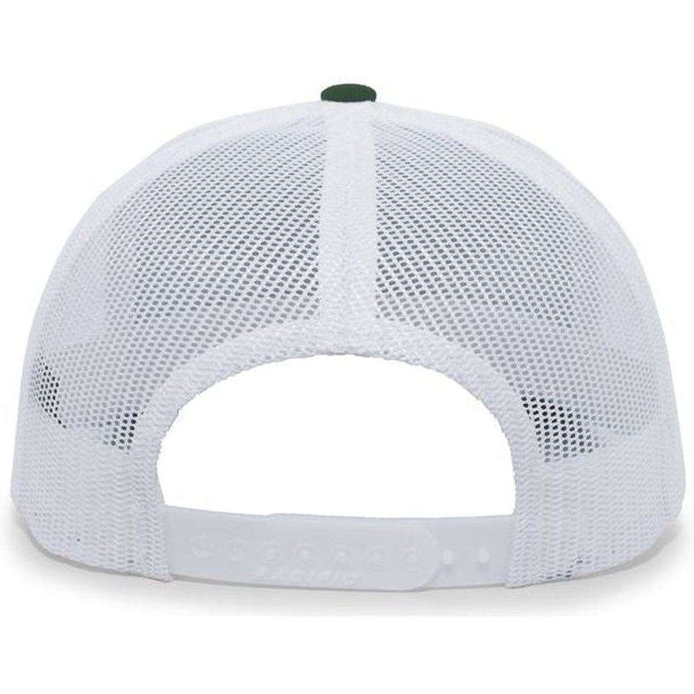 no-logo Pacific Headwear Trucker Snapback Cap-Caps-Pacific Headwear-Thread Logic 