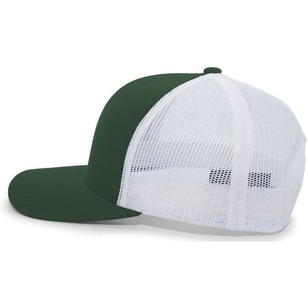 no-logo Pacific Headwear Trucker Snapback Cap-Caps-Pacific Headwear-Thread Logic 