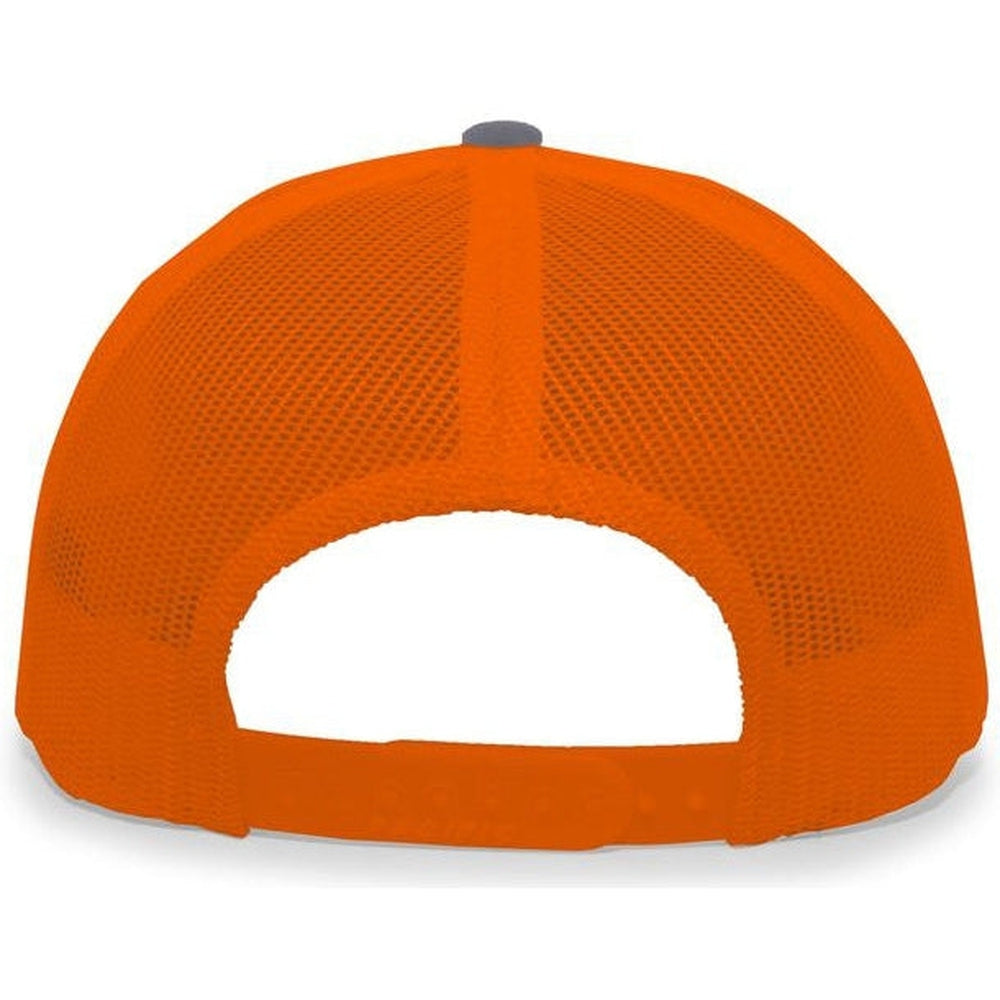 no-logo Pacific Headwear Trucker Snapback Cap-Caps-Pacific Headwear-Thread Logic 