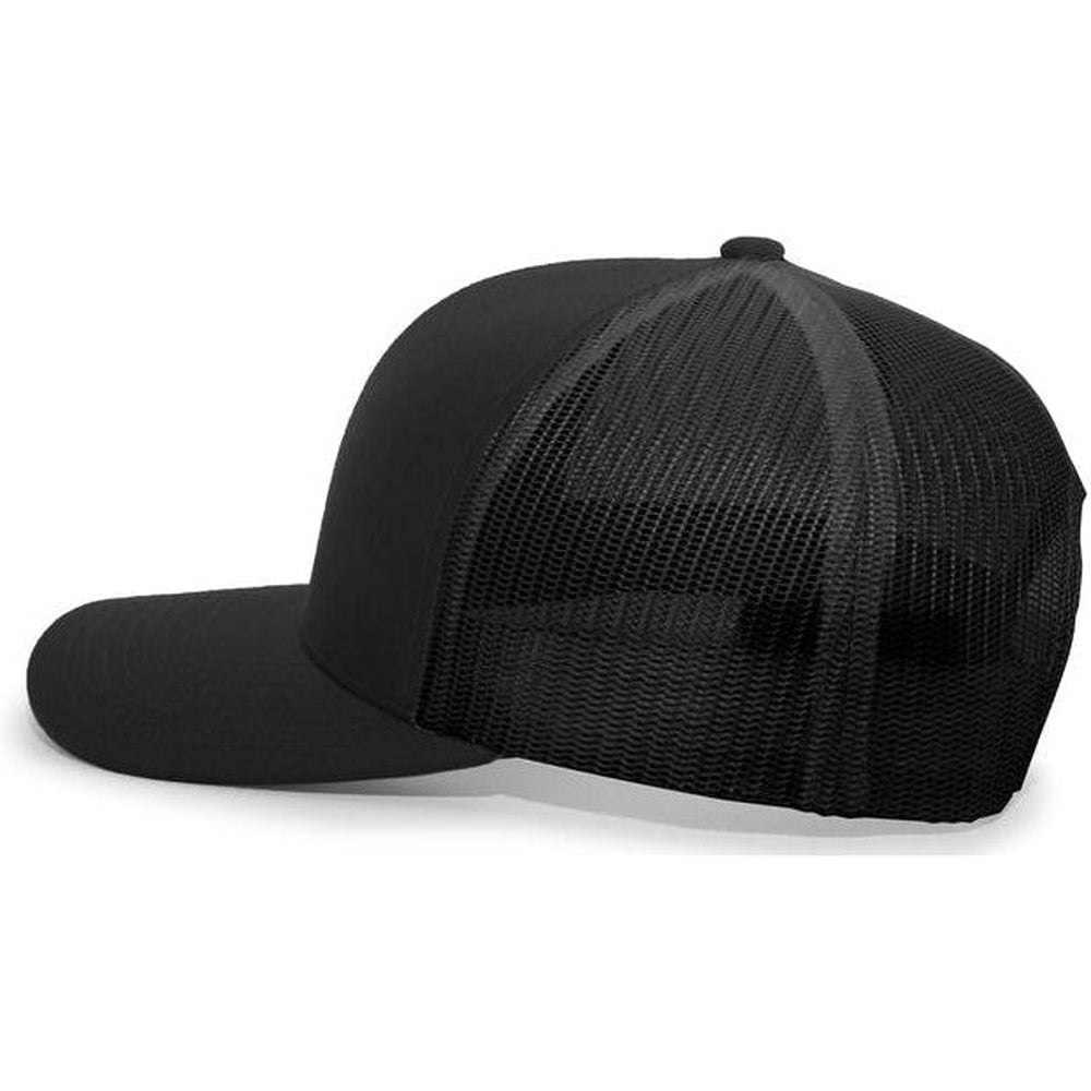 no-logo Pacific Headwear Trucker Snapback Cap-Caps-Pacific Headwear-Thread Logic 