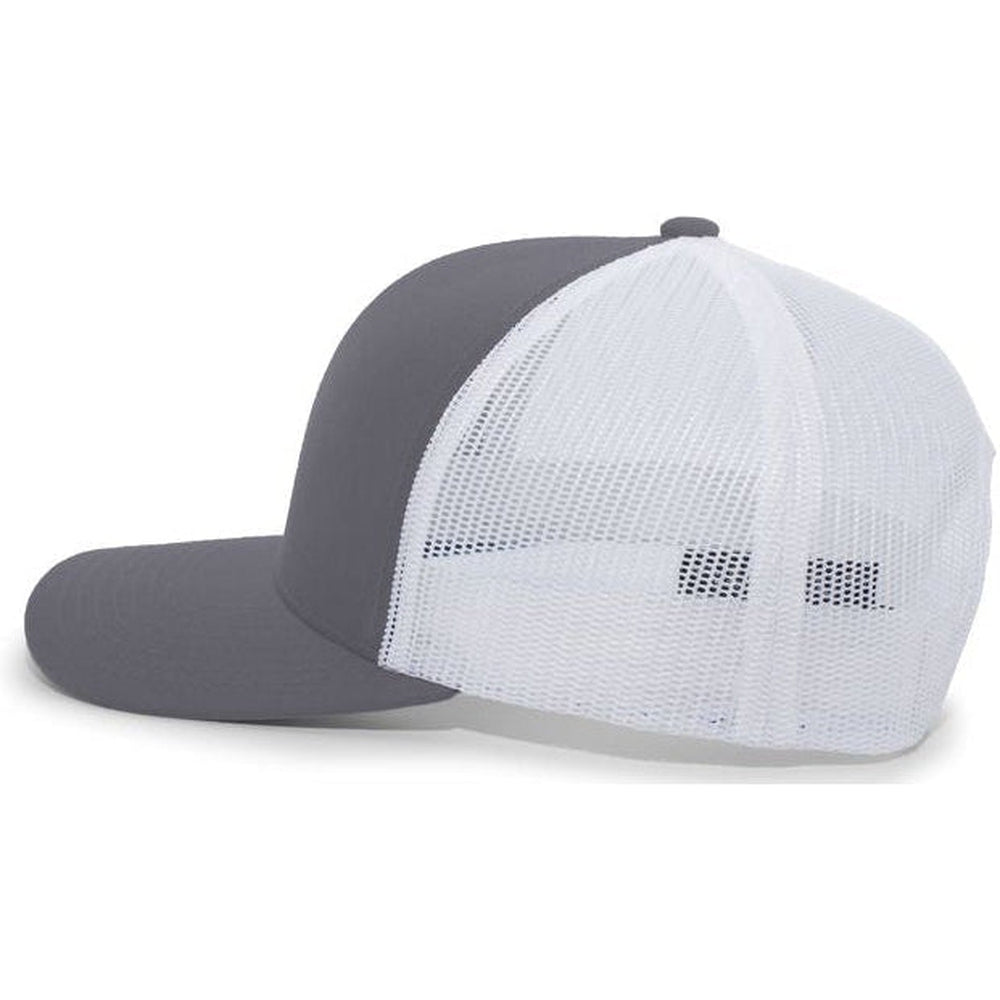 no-logo Pacific Headwear Trucker Snapback Cap-Caps-Pacific Headwear-Thread Logic 