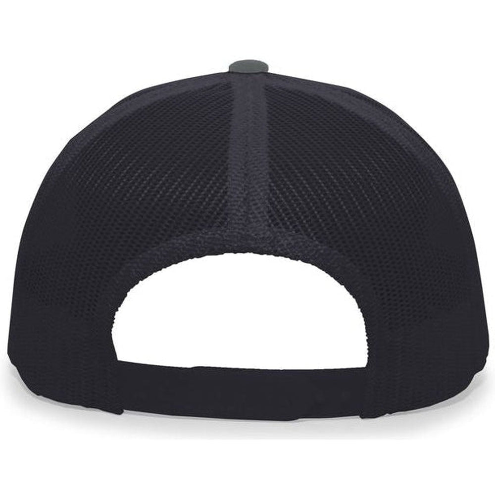 no-logo Pacific Headwear Trucker Snapback Cap-Caps-Pacific Headwear-Thread Logic 