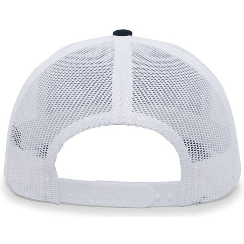 no-logo Pacific Headwear Trucker Snapback Cap-Caps-Pacific Headwear-Thread Logic 