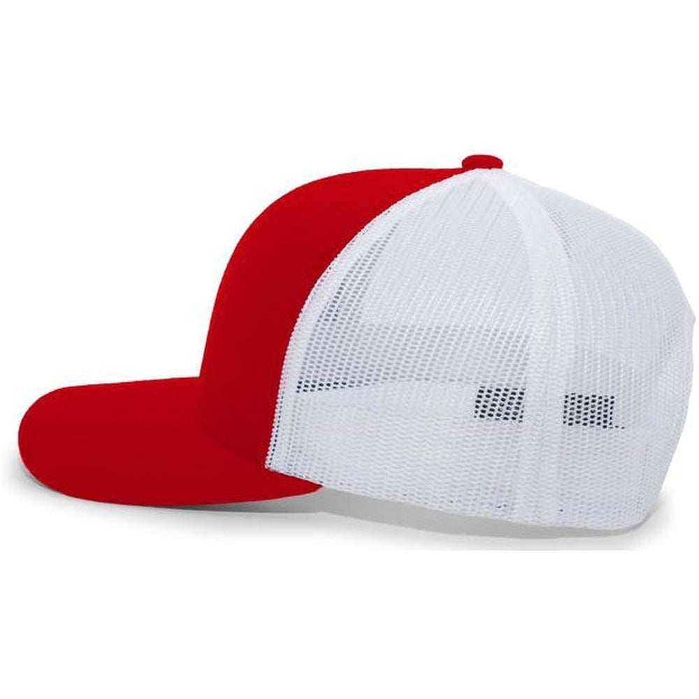 no-logo Pacific Headwear Trucker Snapback Cap-Caps-Pacific Headwear-Thread Logic 