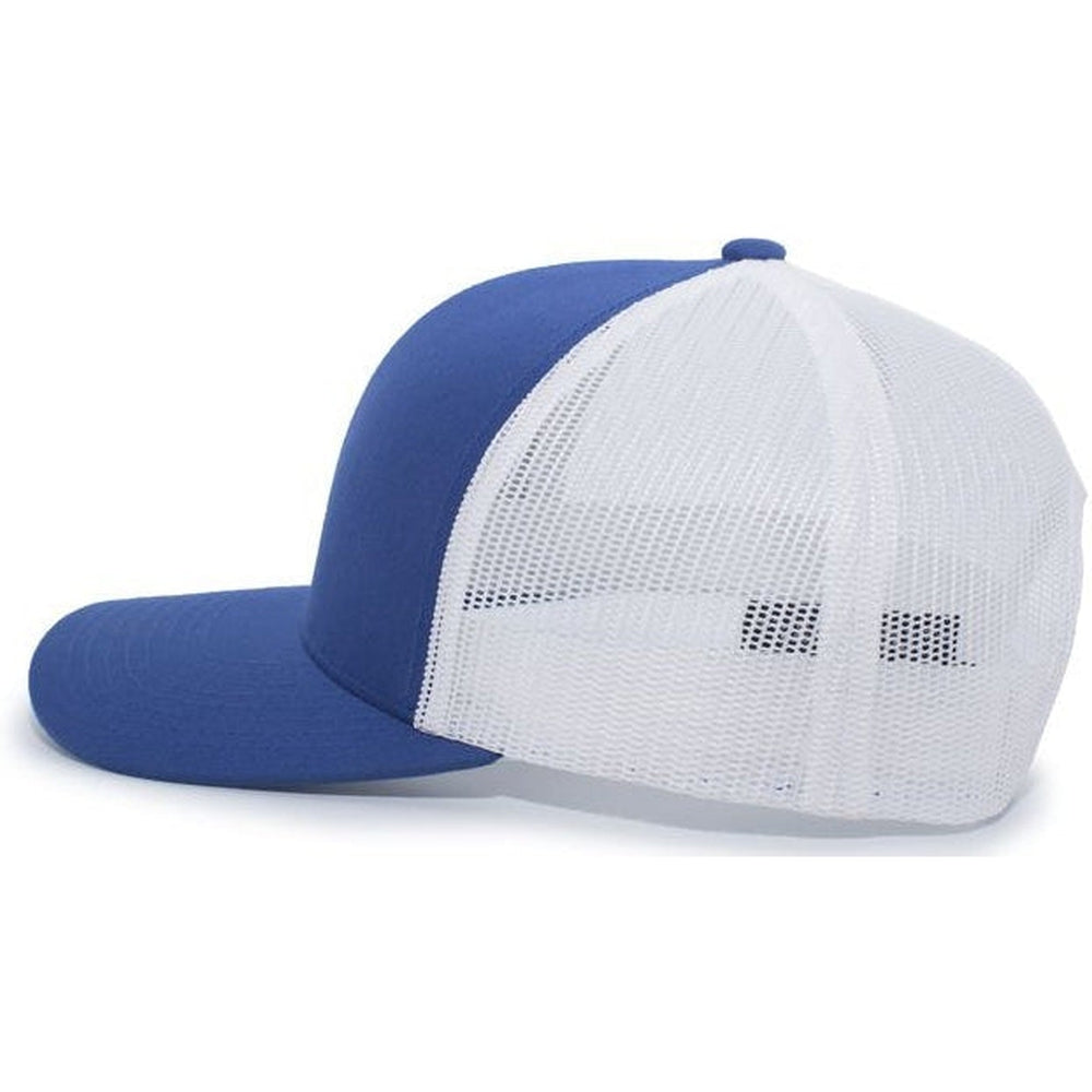 no-logo Pacific Headwear Trucker Snapback Cap-Caps-Pacific Headwear-Thread Logic 