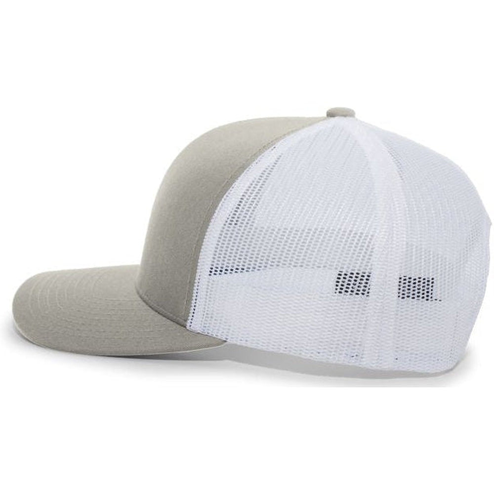no-logo Pacific Headwear Trucker Snapback Cap-Caps-Pacific Headwear-Thread Logic 