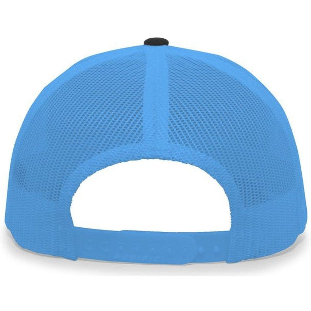 no-logo Pacific Headwear Trucker Snapback Cap-Caps-Pacific Headwear-Thread Logic 