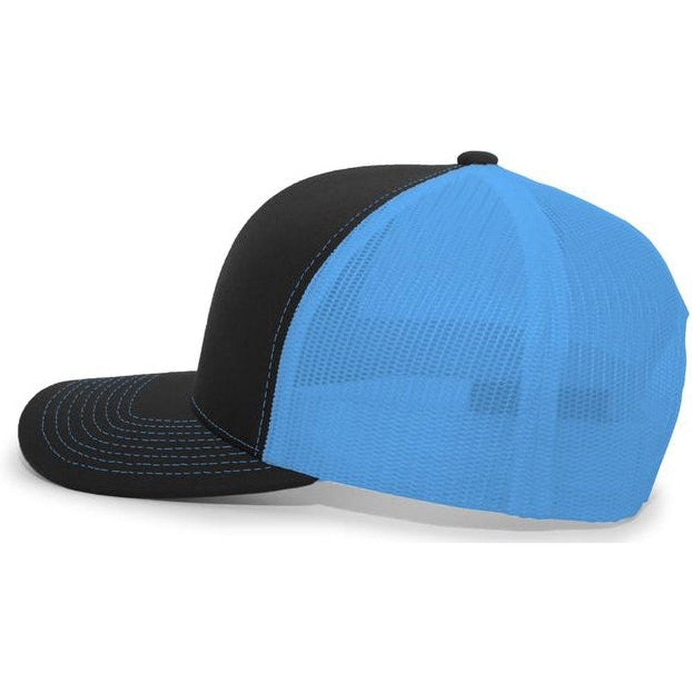 no-logo Pacific Headwear Trucker Snapback Cap-Caps-Pacific Headwear-Thread Logic 
