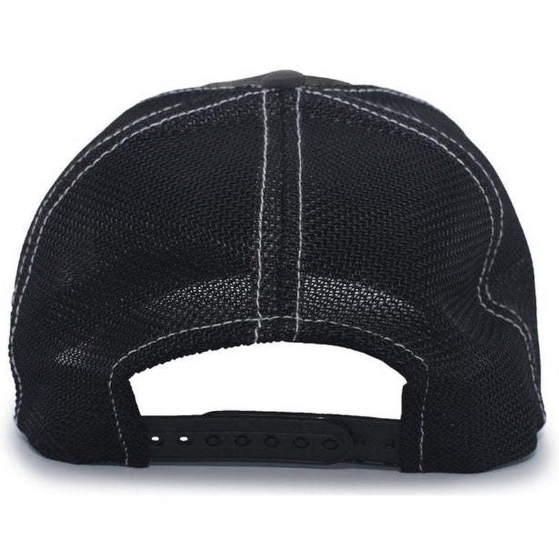 no-logo Pacific Headwear Vintage Trucker Snapback Cap-Caps-Pacific Headwear-Thread Logic 