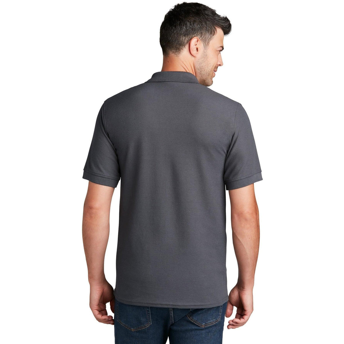 no-logo Port & Co Core Blend Pique Polo Shirt-Regular-Port Authority-Thread Logic