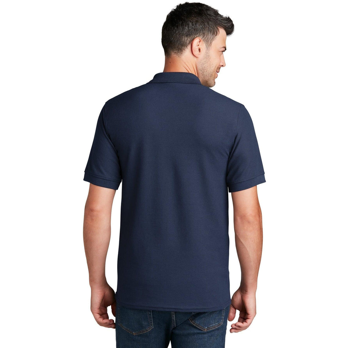 no-logo Port & Co Core Blend Pique Polo Shirt-Regular-Port Authority-Thread Logic
