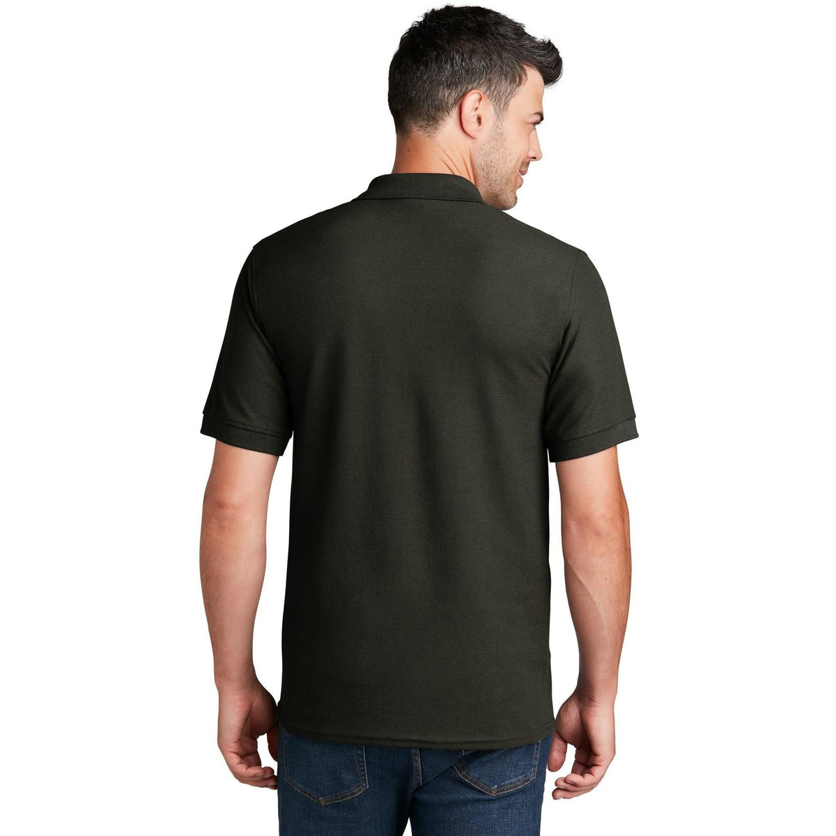 no-logo Port & Co Core Blend Pique Polo Shirt-Regular-Port Authority-Thread Logic