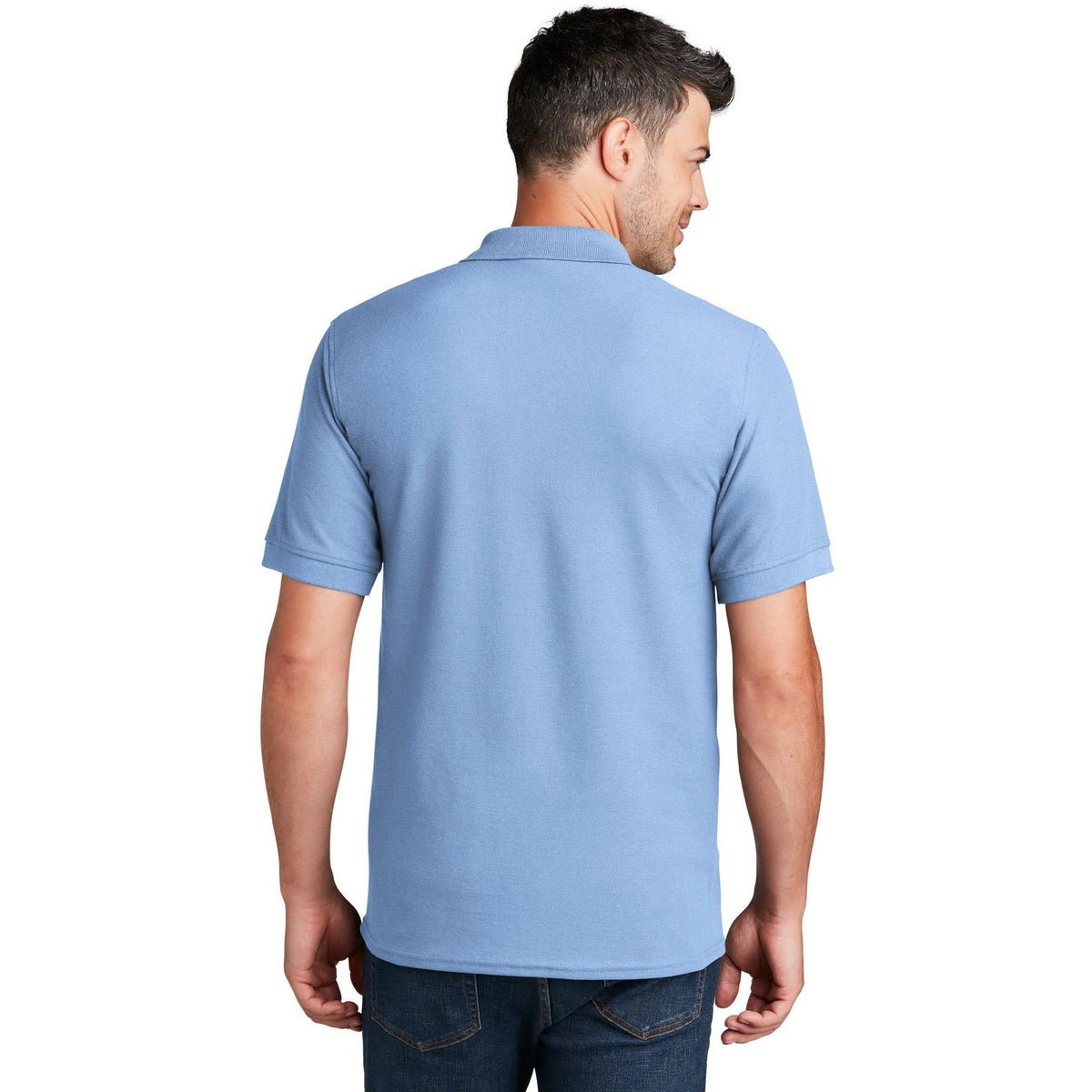 no-logo Port & Co Core Blend Pique Polo Shirt-Regular-Port Authority-Thread Logic