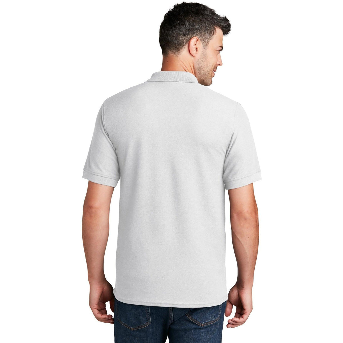 no-logo Port & Co Core Blend Pique Polo Shirt-Regular-Port Authority-Thread Logic