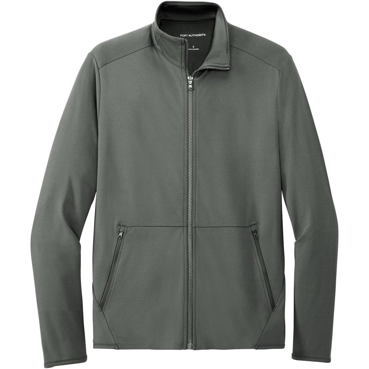 no-logo Port Authority Accord Stretch Fleece Full-Zip