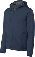no-logo Port Authority Active Hooded Soft Shell Jacket-Regular-Port Authority-Dress Blue Navy-S-Thread Logic