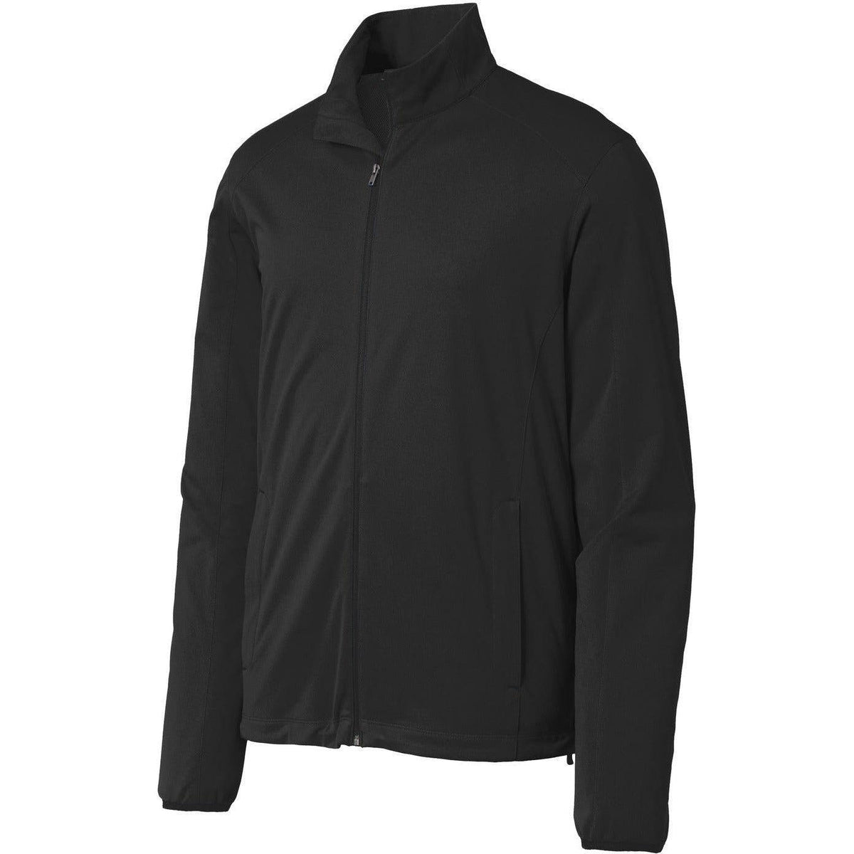 no-logo Port Authority Active Lightweight Soft Shell Jacket-Regular-Port Authority-Deep Black-S-Thread Logic
