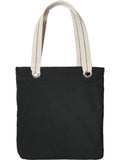 Port Authority Allie Tote-Regular-Port Authority-Black/Charcoal-Thread Logic