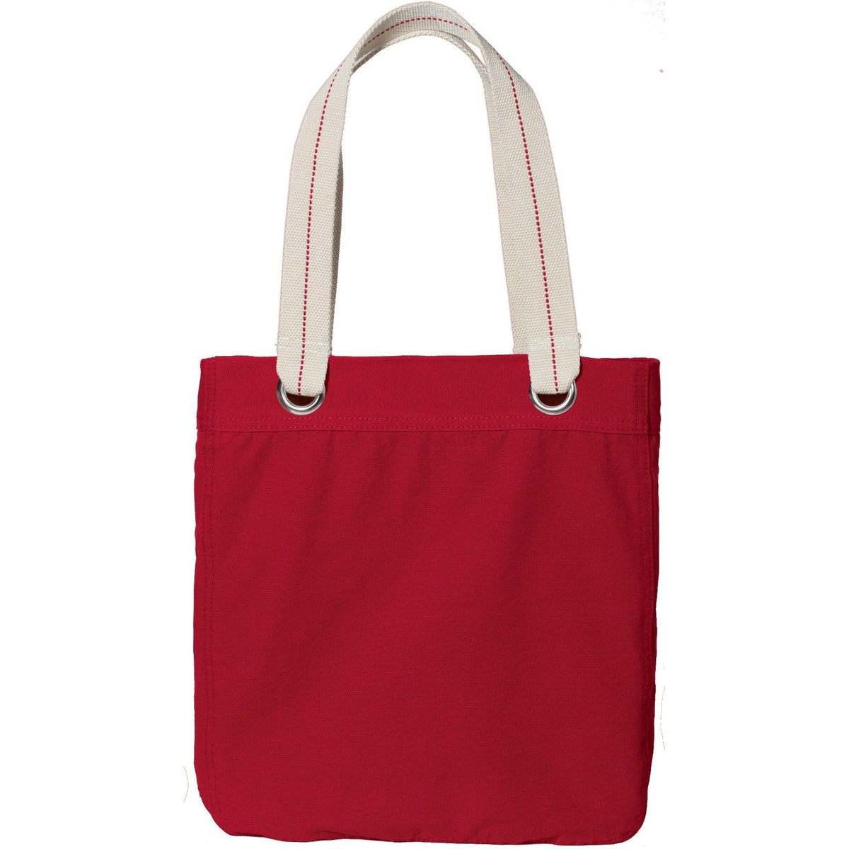 no-logo Port Authority Allie Tote-Regular-Port Authority-Sangria/Charcoal-Thread Logic