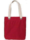 Port Authority Allie Tote-Regular-Port Authority-Sangria/Charcoal-Thread Logic