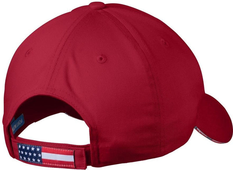 no-logo Port Authority Americana Flag Sandwich Cap-Regular-Port Authority-Thread Logic 