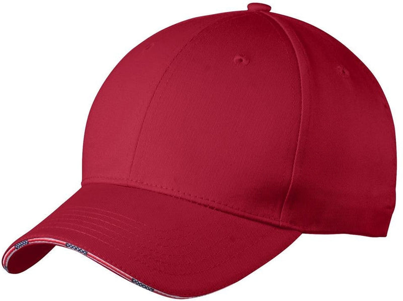 no-logo Port Authority Americana Flag Sandwich Cap-Regular-Port Authority-Thread Logic 