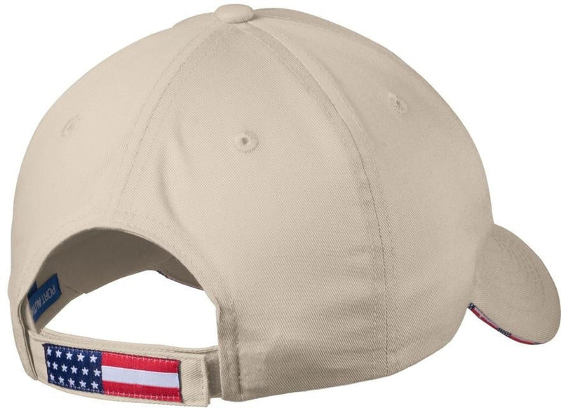 no-logo Port Authority Americana Flag Sandwich Cap-Regular-Port Authority-Thread Logic 