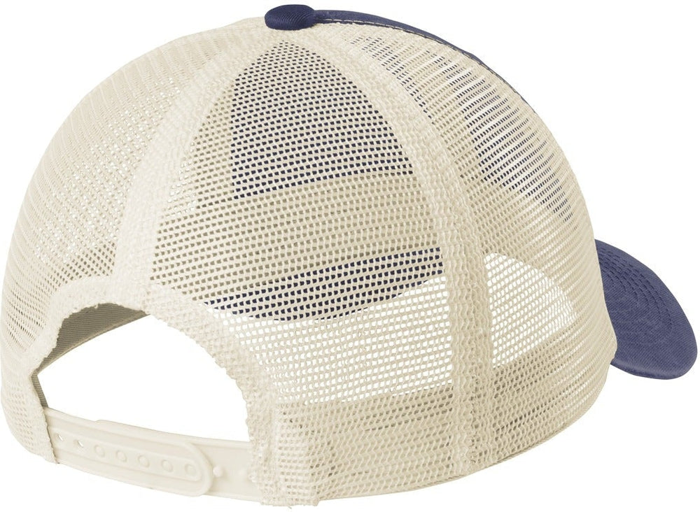 no-logo Port Authority Beach Wash Mesh Back Cap-Regular-Port Authority-Thread Logic no-logo