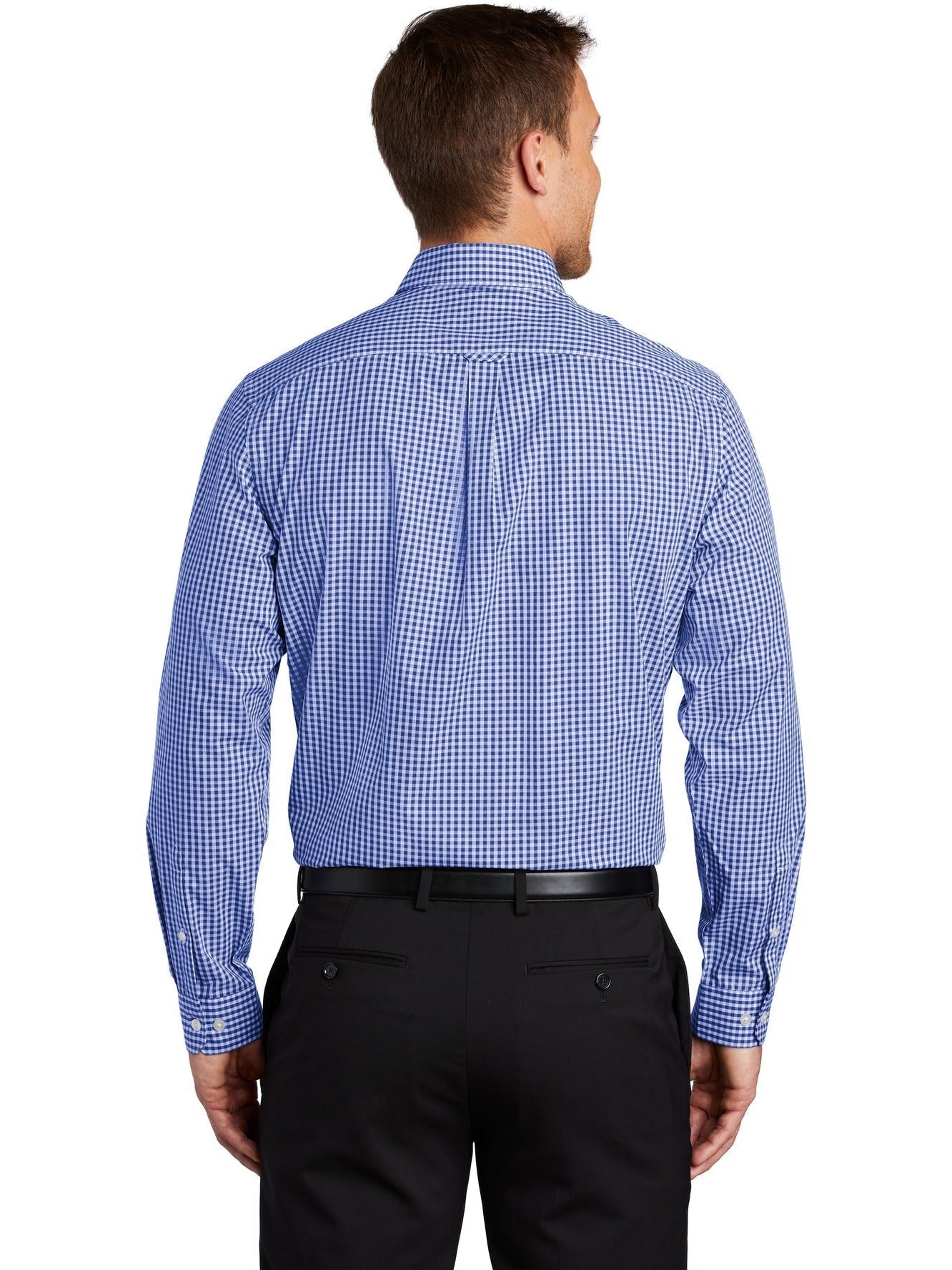 no-logo Port Authority Broadcloth Gingham Easy Care Shirt-Regular-Port Authority-Thread Logic