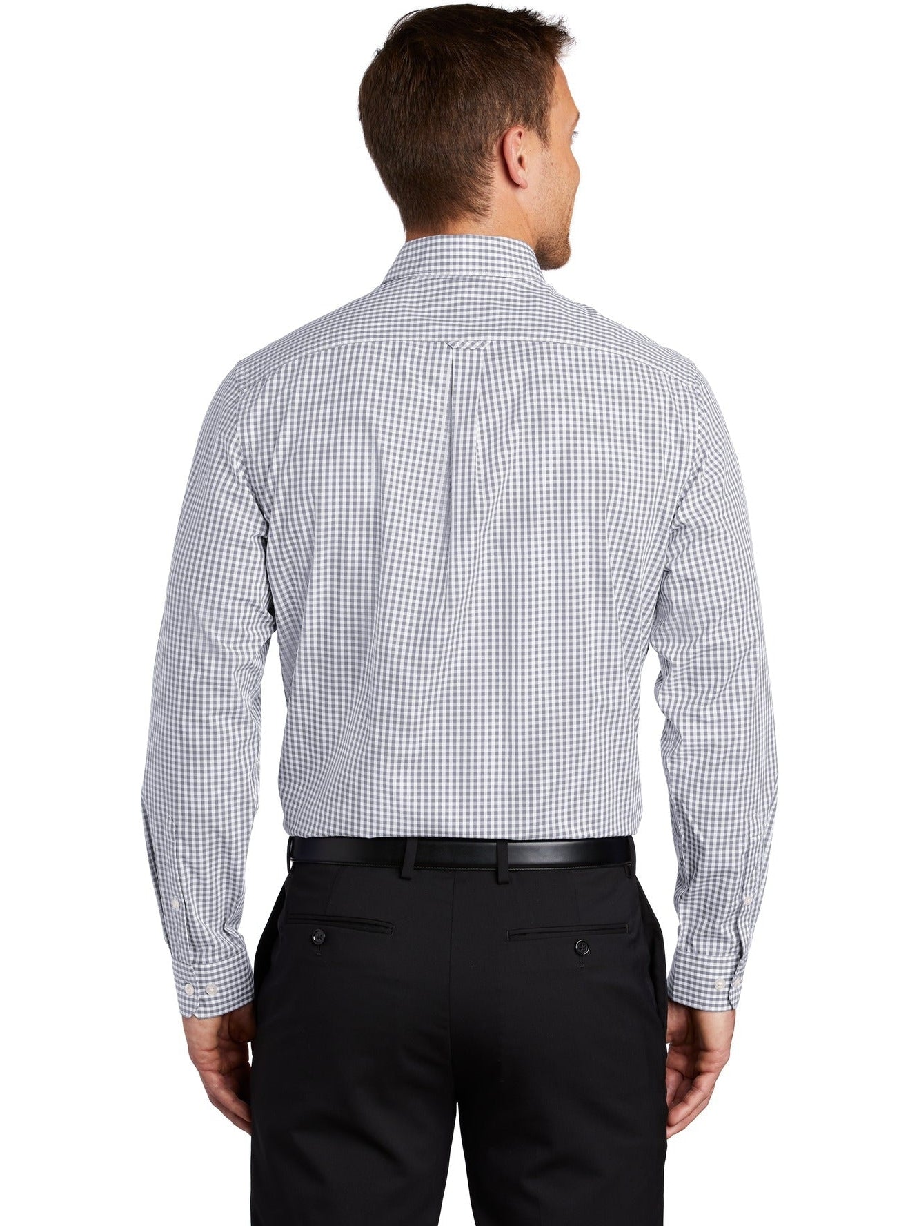 no-logo Port Authority Broadcloth Gingham Easy Care Shirt-Regular-Port Authority-Thread Logic
