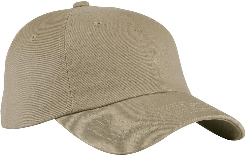 no-logo Port Authority Brushed Twill Cap-Regular-Port Authority-Thread Logic 