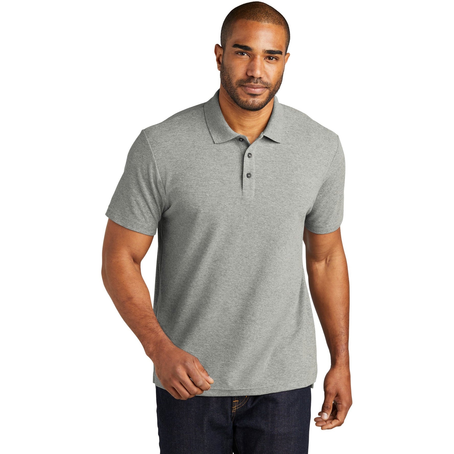 no-logo Port Authority C-Free Cotton Blend Pique Polo-Apparel-Port Authority-Thread Logic