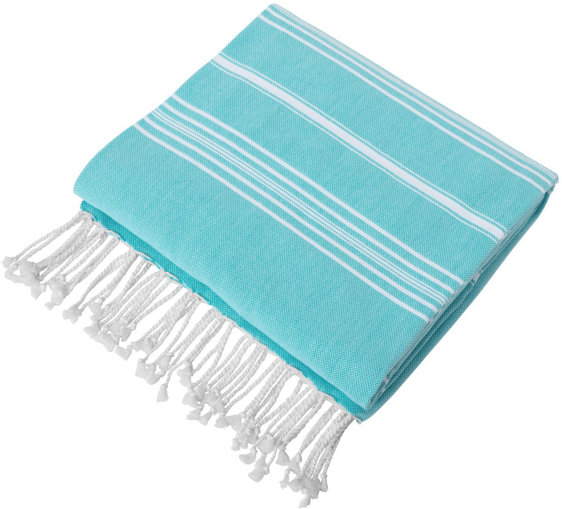 no-logo Port Authority Cali Throw-New-Port Authority-Aquamarine/White-1 Size-Thread Logic