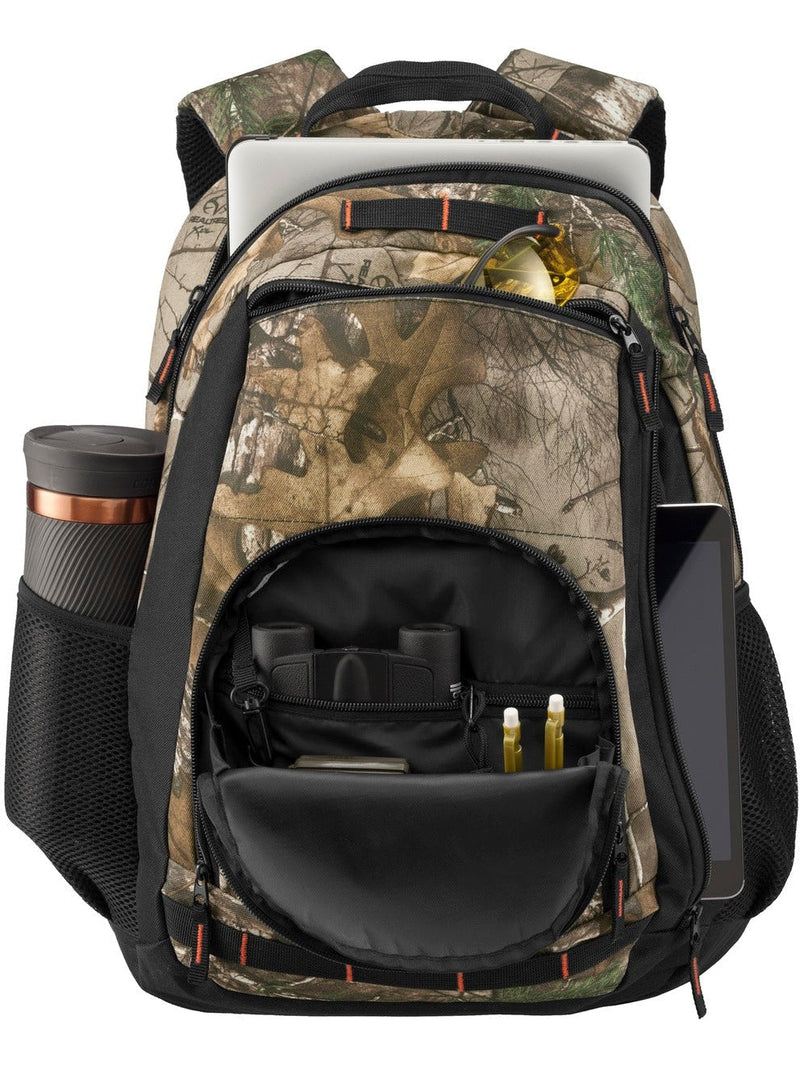 no-logo Port Authority Camo Xtreme Backpack-Regular-Port Authority-Realtree Xtra/Black-Thread Logic