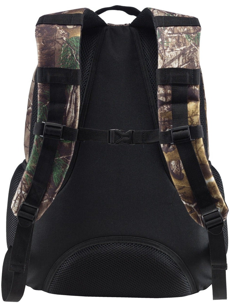 no-logo Port Authority Camo Xtreme Backpack-Regular-Port Authority-Realtree Xtra/Black-Thread Logic