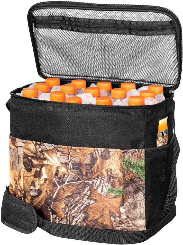 no-logo Port Authority Camouflage 24-Can Cube Cooler-Regular-Port Authority-Realtree Xtra/Black-Thread Logic