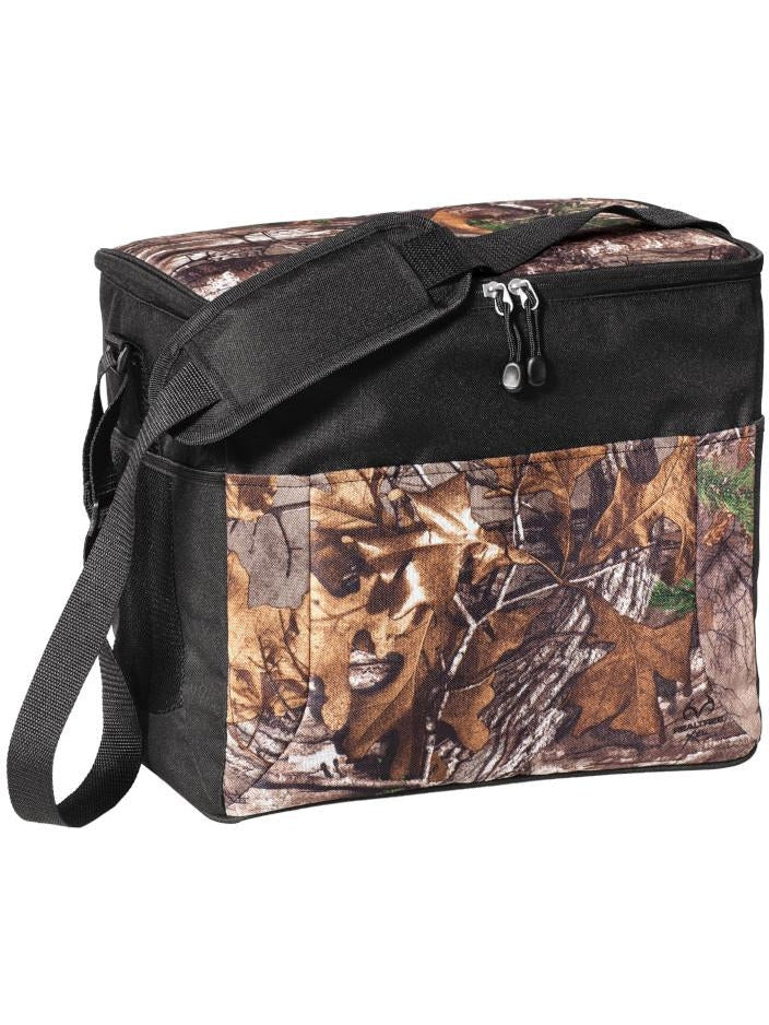 no-logo Port Authority Camouflage 24-Can Cube Cooler-Regular-Port Authority-Realtree Xtra/Black-Thread Logic